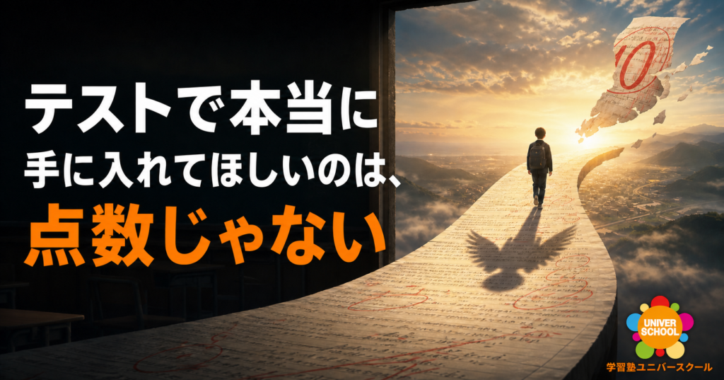 テストの点数が悪くても大丈夫｜本当に手に入れてほしいのは、点数じゃない